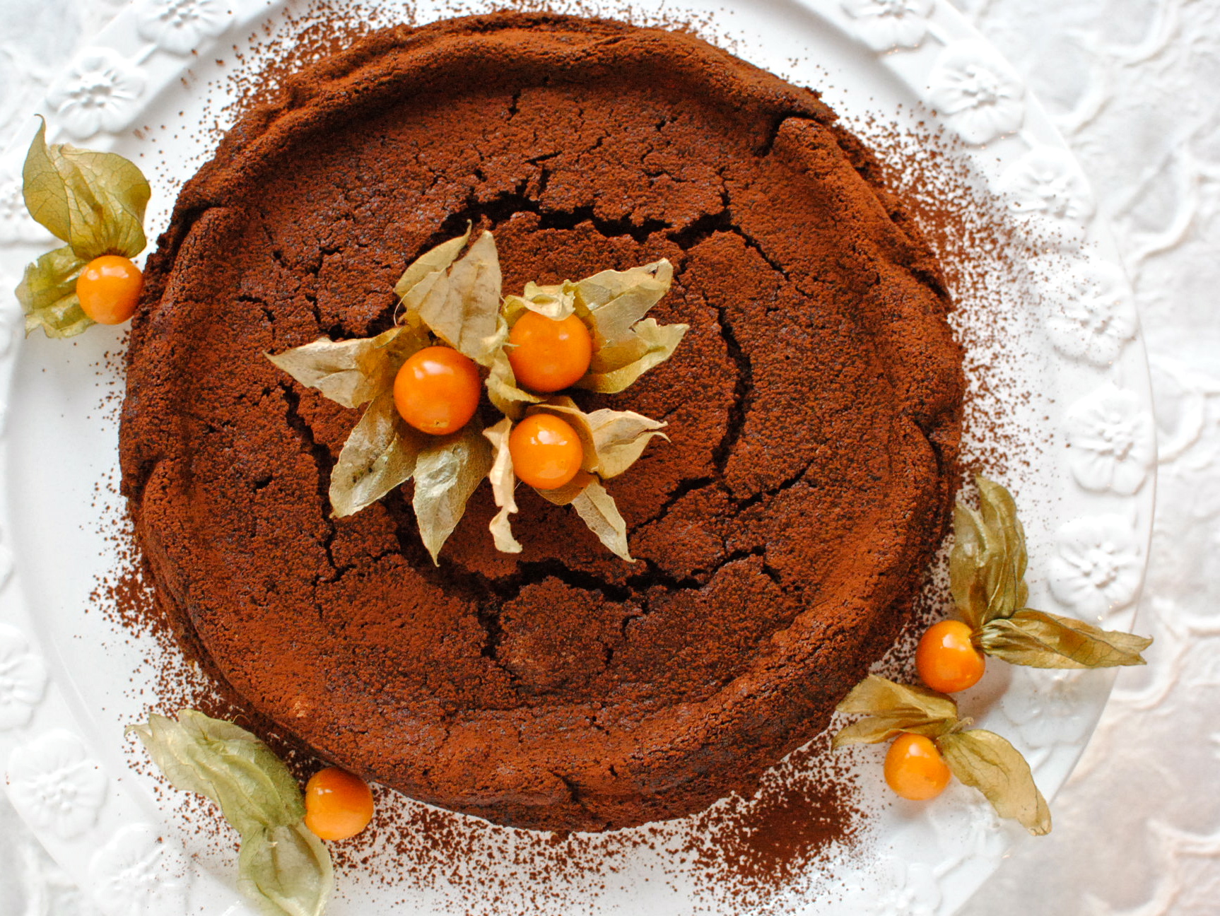 chocolate chestnut truffle cake